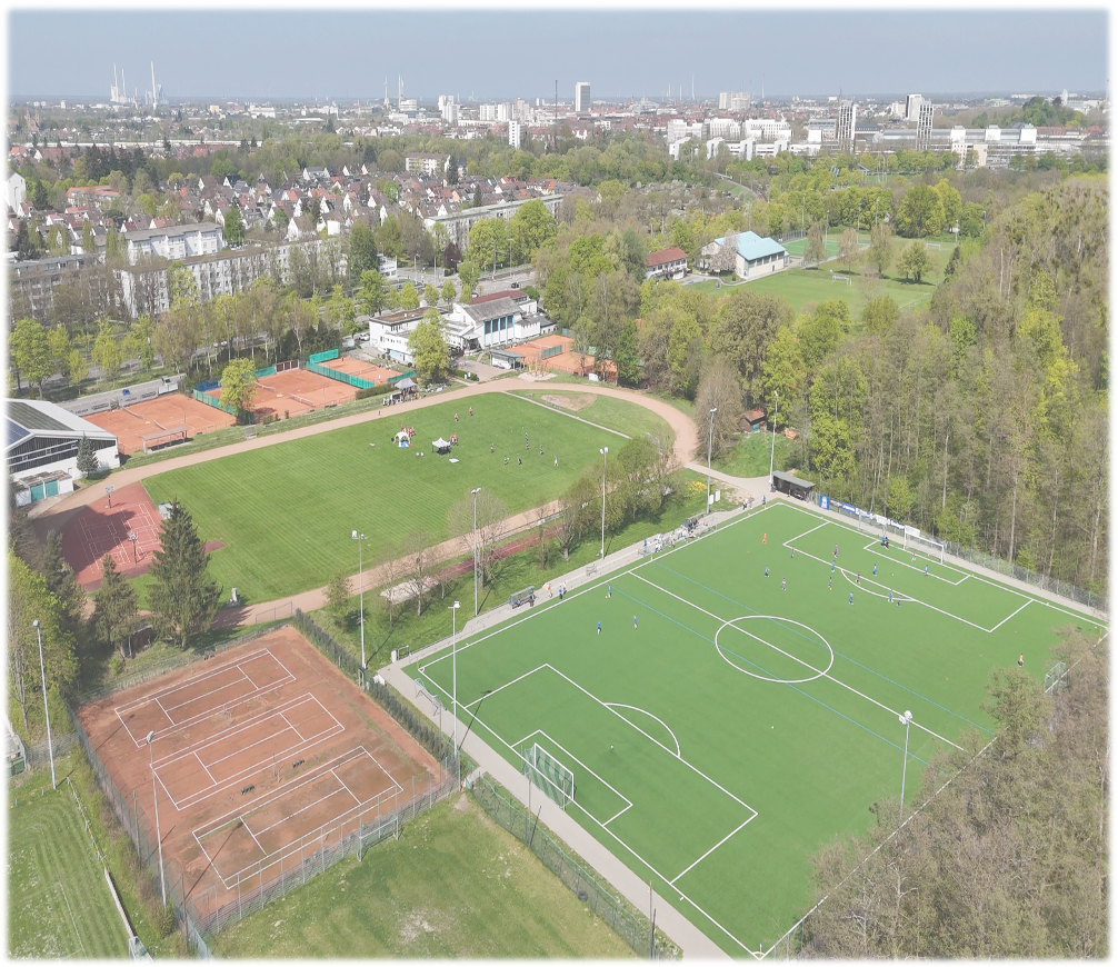 Das Sportgelände des PSK als Werbefläche für Fußball-Sponsoring