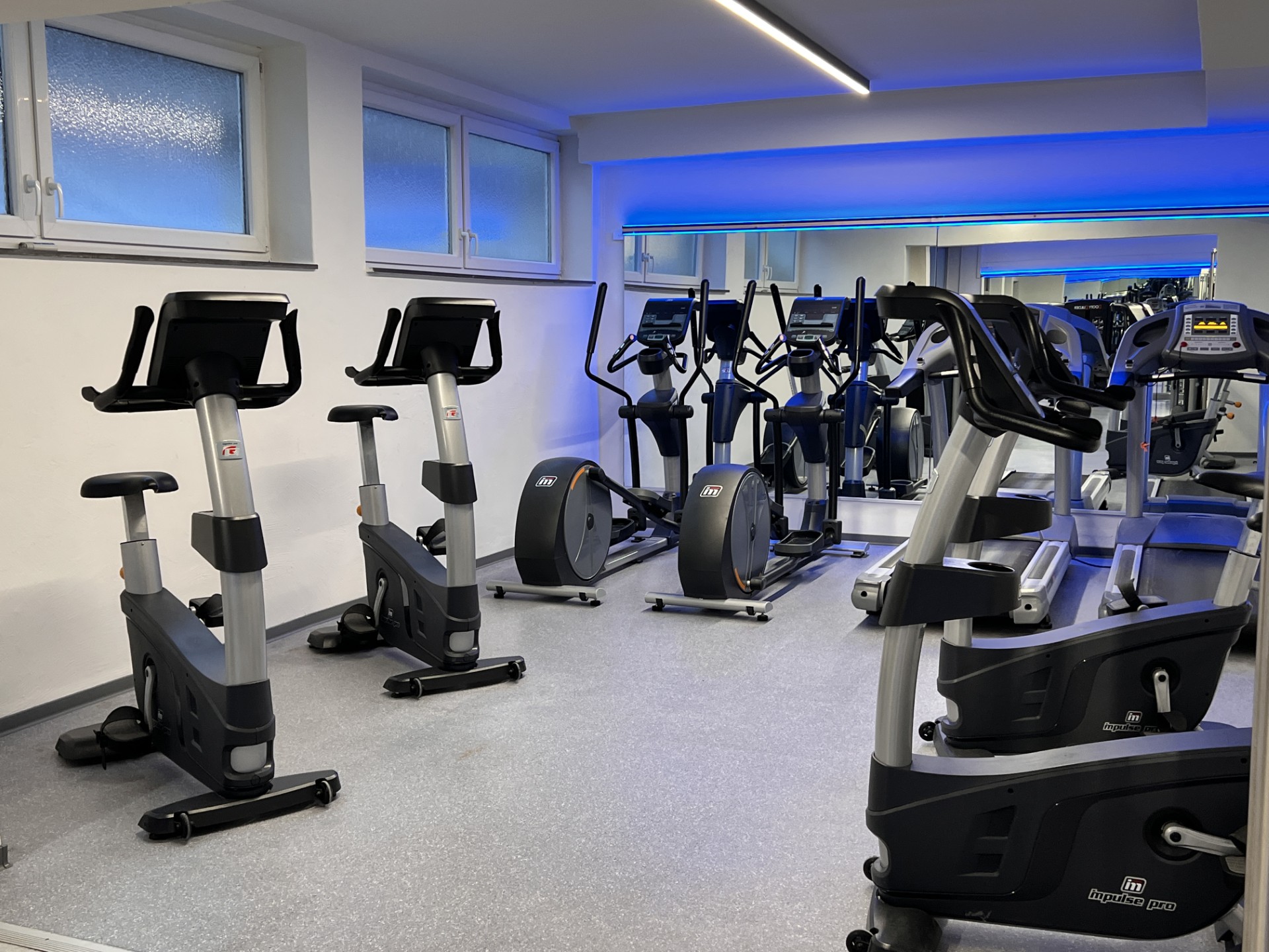 Trainingsbereich im PSK Fitnessstudio Karlsruhe