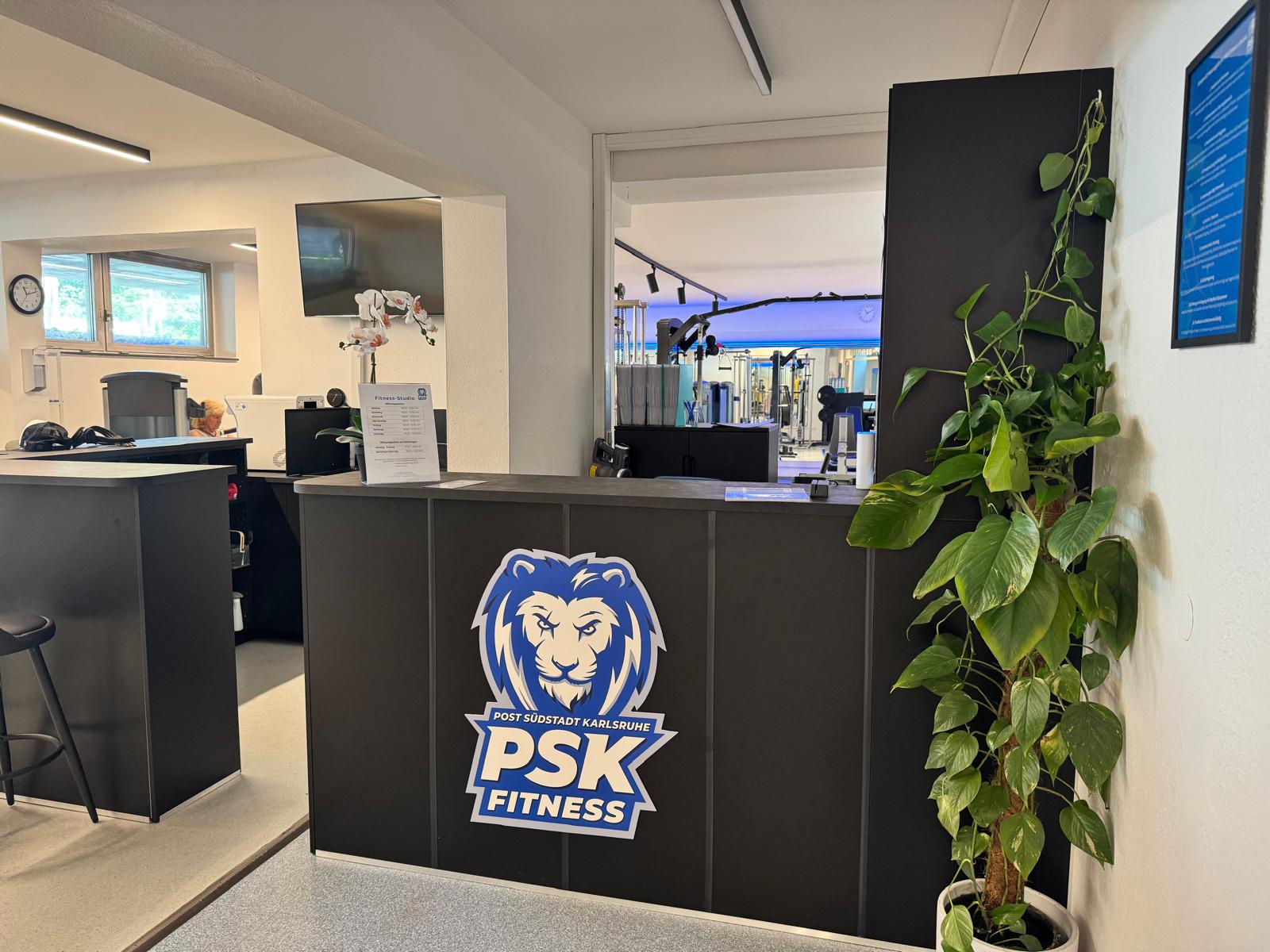Empfang des PSK Fitnessstudios Karlsruhe