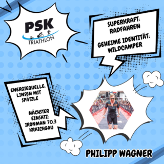 Am Sonntag steigt der Triathlon-Kracher der Region von @ironman_germany 🔥🔥🔥 Zur Einstimmung auf dieses Saison-Highlight stellen wir Euch in einem Kurzportrait unseren neuesten Zuwachs im PSK-Tria-Heldenteam vor: Philipp Wagner @majorana_dude Wir wünschen ihm und allen anderen Startern ein erfolgreiches Rennen. Haut Rein! 💯👊 📷 by @sportograf #saisonstart #kraichgautriathlon #psktriathlon #triathlon #psk #pskfamily #karlsrudel